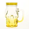 500ml Screw  Skull Mason Jar